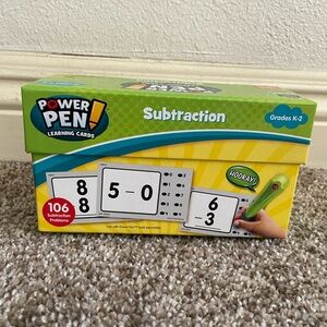 Subtraction Learning Cards for Kids